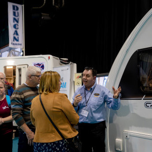 Caravans at the Show